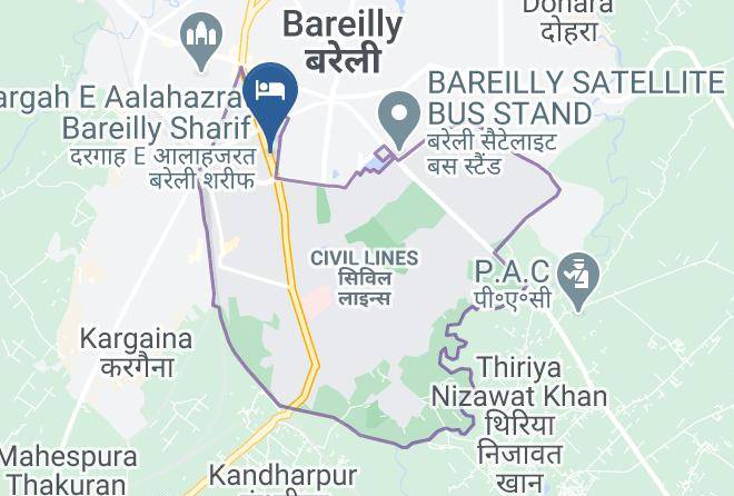 Bareilly - Hotel Broad Way Maps