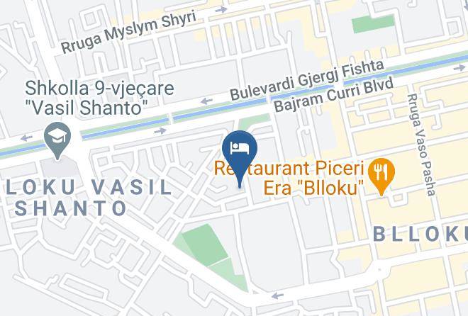 Tirana - Hotel Broadway Maps