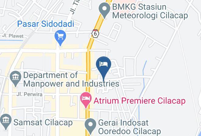 Cilacap Regency - Hotel Bromo Indah Maps