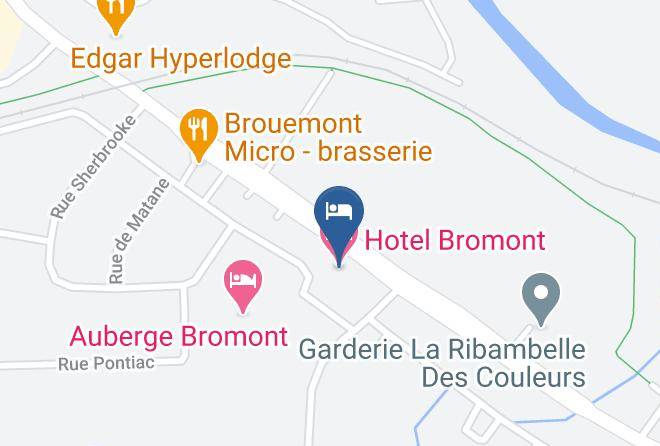 Brome Missisquoi Regional County Municipality - Hotel Bromont Maps