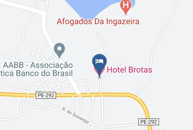 Afogados Da Ingazeira - Hotel Brotas Maps