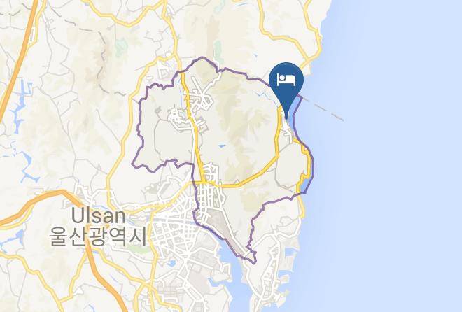 Bukgu - Hotel Brown Dot Ulsan Jeongja Maps