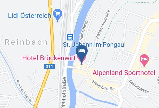 Sankt Johann Im Pongau - Hotel Bruckenwirt Maps