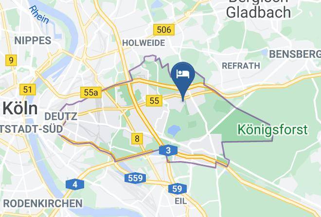 Cologne - Hotel Brucker Sportpark Maps