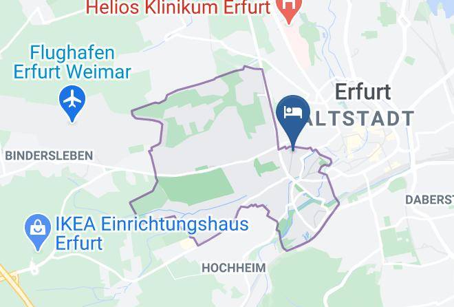 Erfurt - Hotel Bruhlerhohe Erfurt Maps