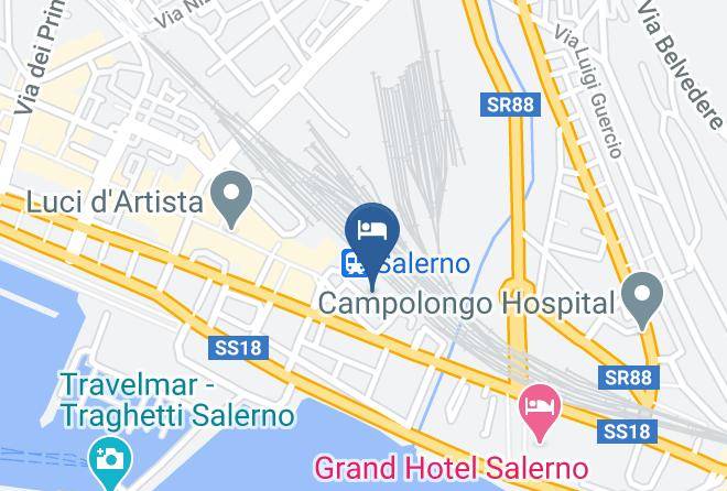 Salerno - Hotel Bruman Salerno Maps
