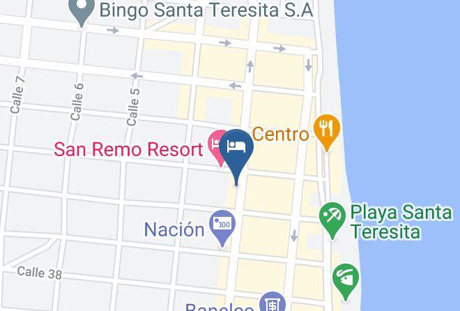 Mar Del Tuyu - Hotel Brumar Maps