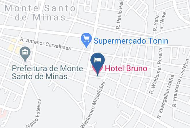 Monte Santo De Minas - Hotel Bruno Maps