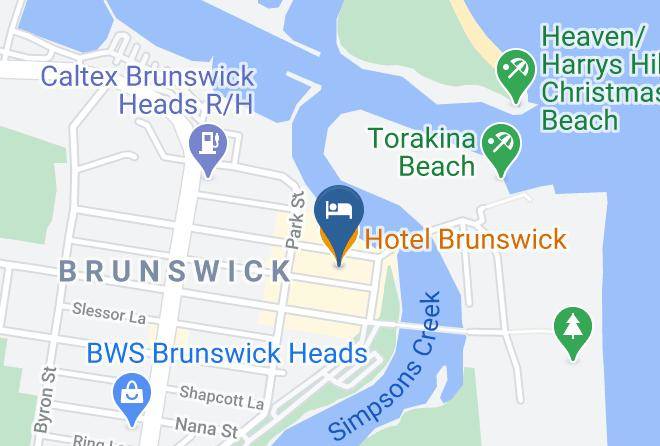 Byron - Hotel Brunswick Maps