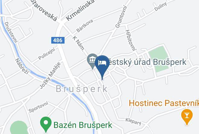 Hotel Brusperk Map