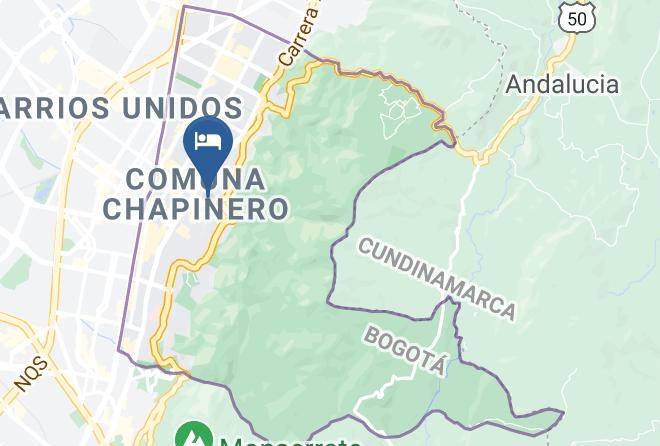 Bogota - Hotel Bs Rosales Maps