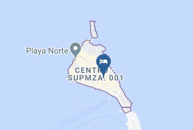 Isla Mujeres - Hotel & Suites Bucaneros Maps