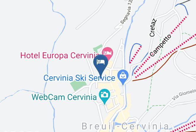 Aosta - Hotel Bucaneve Maps
