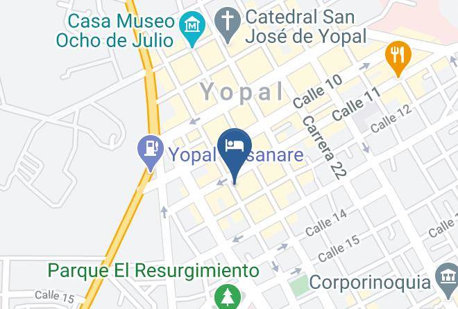 Yopal - Hotel Bucare Maps