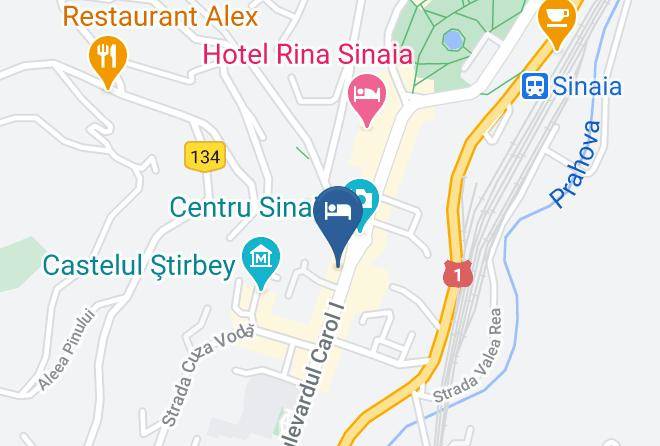 Sinaia - Hotel Bucegi Maps