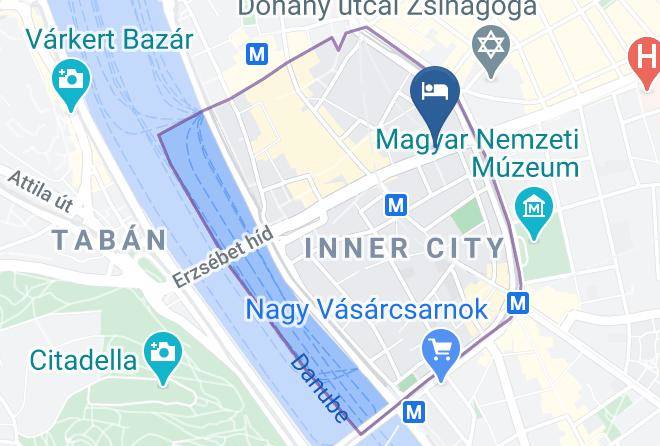 Budapest 5 Kerulet - Hotel Budapest Center Maps