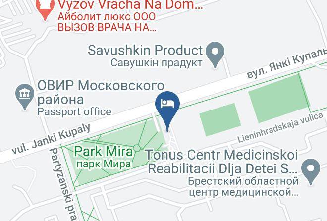 Brest - Hotel Budaunik Maps