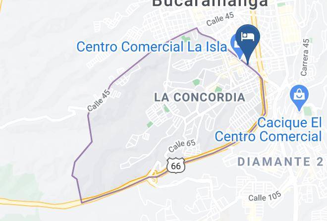 Bucaramanga - Hotel Buena Vista Express Maps