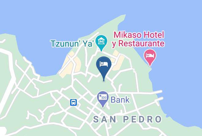 San Pedro La Laguna - Hotel Buena Vista Maps