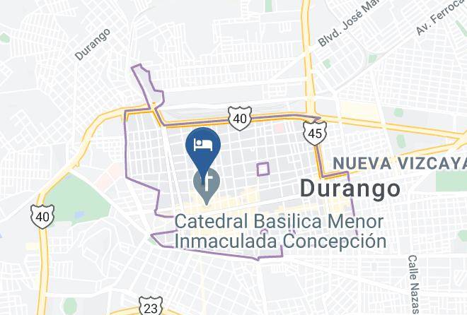 Durango Durango Centro - Hotel Buenos Aires Maps