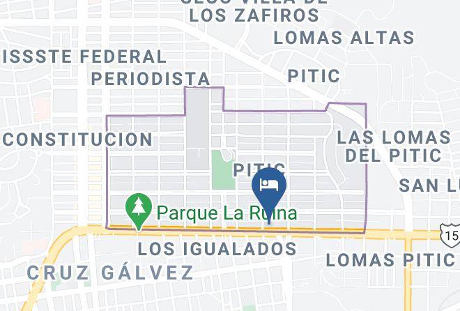 Hermosillo - Hotel Bugambilia Maps