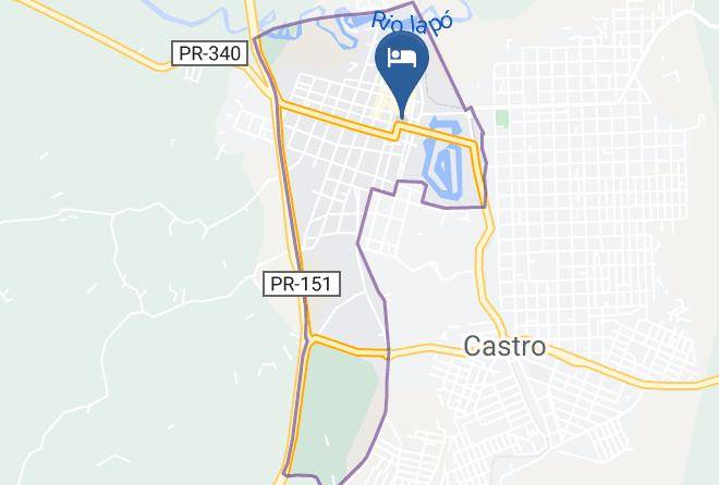 Castro - Hotel Buganville Express Maps