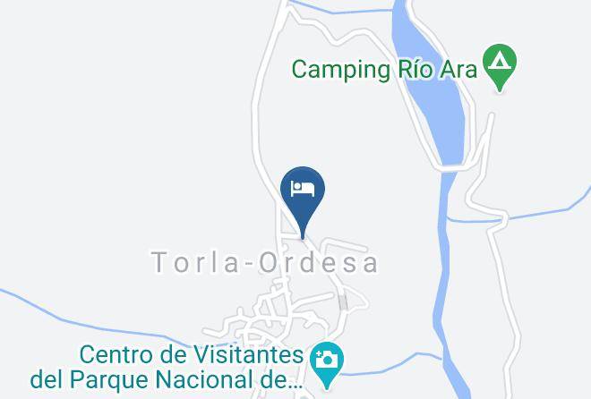 Hotel Bujaruelo Ordesa Map