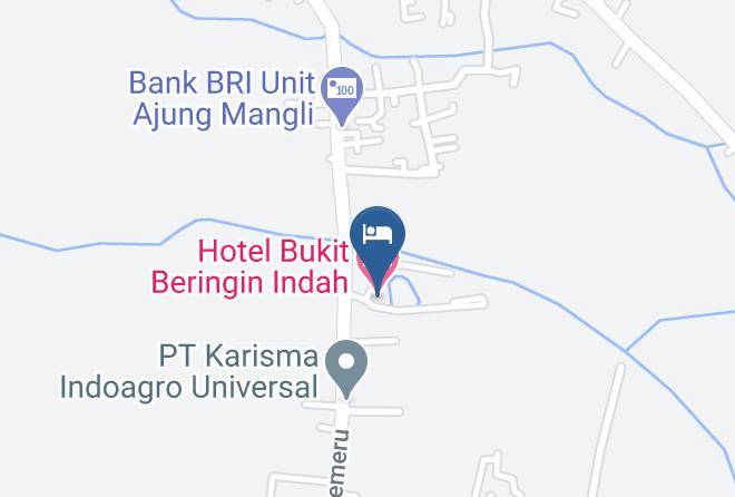 Jember Regency - Hotel Bukit Beringin Indah Maps
