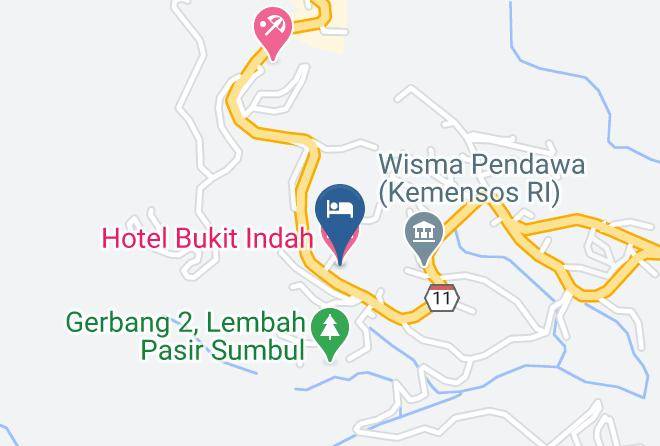 Cianjur Regency - Hotel Bukit Indah Maps