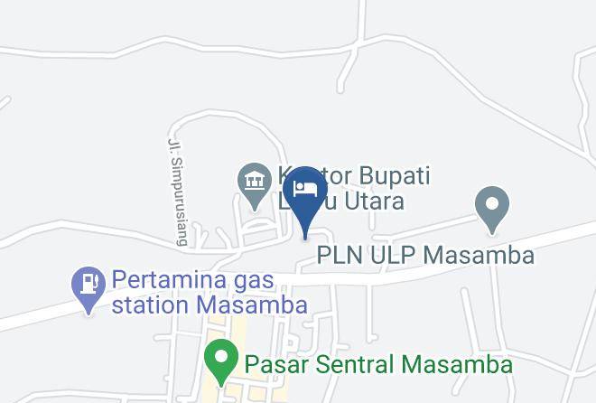 North Luwu Regency - Hotel Bukit Indah Maps