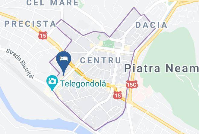 Piatra Neamt - Hotel Bulevard Piatra Neamt Maps