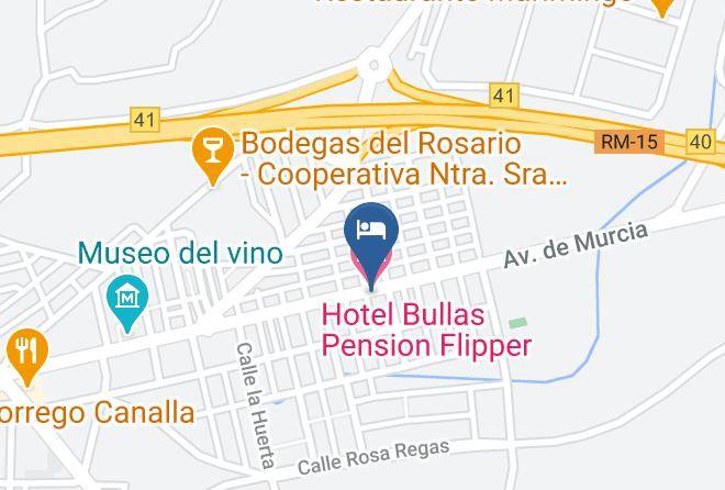 Hotel Bullas Pension Flipper Map