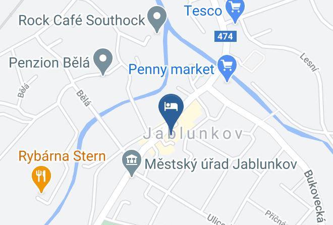 Frydek Mistek - Hotel Bullawa Maps