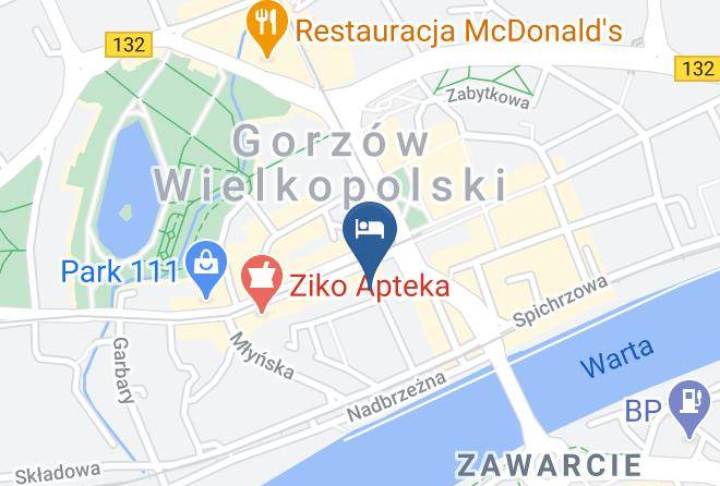 Gorzow Wielkopolski - Hotel Bulvar Maps