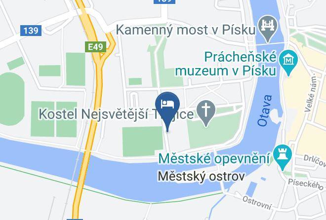 Pisek - Hotel Buly Maps