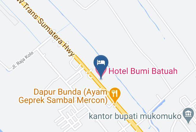 Mukomuko Regency - Hotel Bumi Batuah Maps