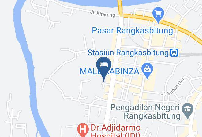 Lebak Regency - Hotel Bumi Katineung Maps