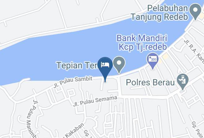 Berau Regency - Hotel Bumi Segah Maps