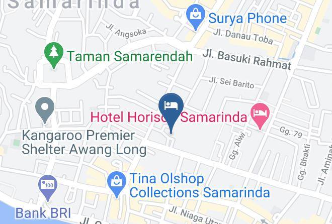 Samarinda - Hotel Bumi Senyiur Maps