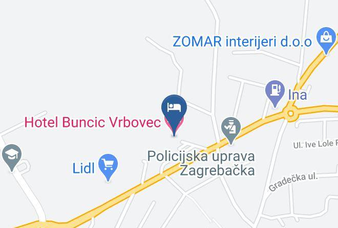 Vrbovec - Hotel Buncic Vrbovec Maps