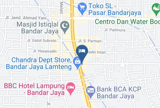 Central Lampung Regency - Hotel Bunda Maps