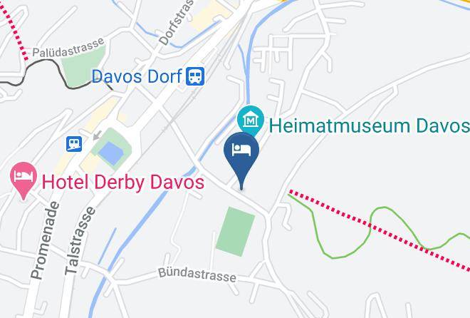 Prattigau Davos - Hotel Bunda Davos Maps