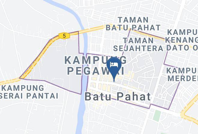 Daerah Batu Pahat - Hotel Bunga Raya Maps