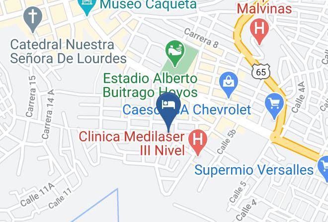 Florencia - Hotel Burbujas Maps
