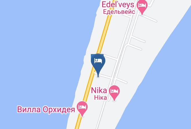 Hotel Burevestnik Elion Map