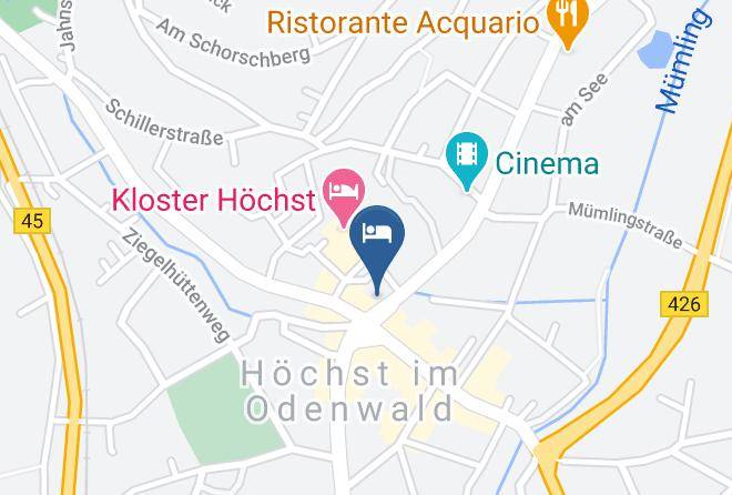 Odenwaldkreis - Hotel Burg Breuberg Maps