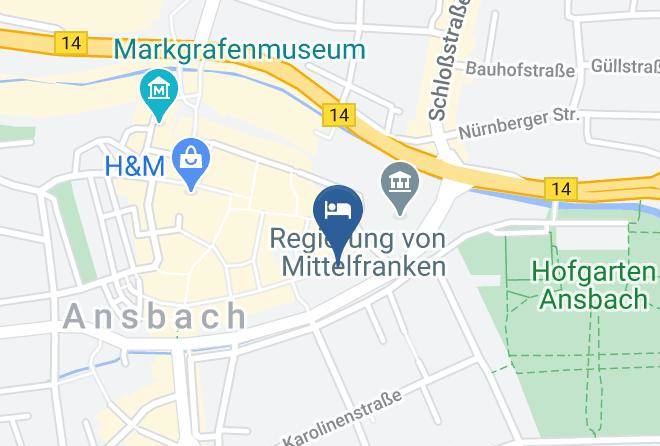 Ansbach - Hotel Burger Palais Maps