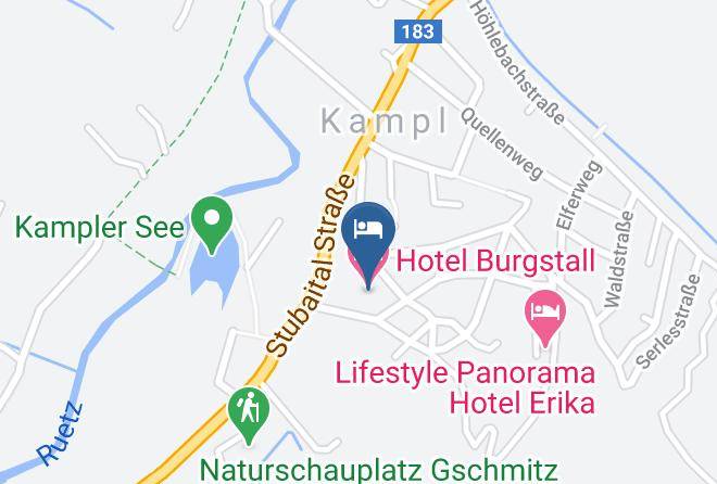 Innsbruck Land - Hotel Burgstall Maps