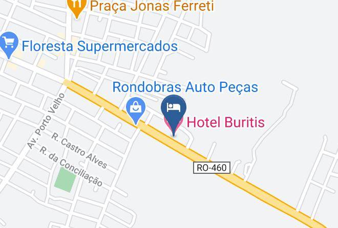 Buritis - Hotel Buritis Maps