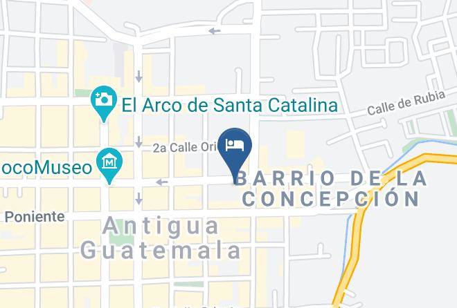 Antigua Guatemala - Hotel Burkhard Maps